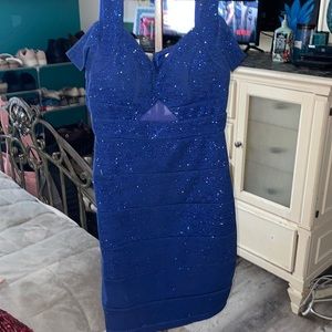 Royal Blue Homecoming Dress